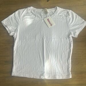 New w/ Tags White Tee